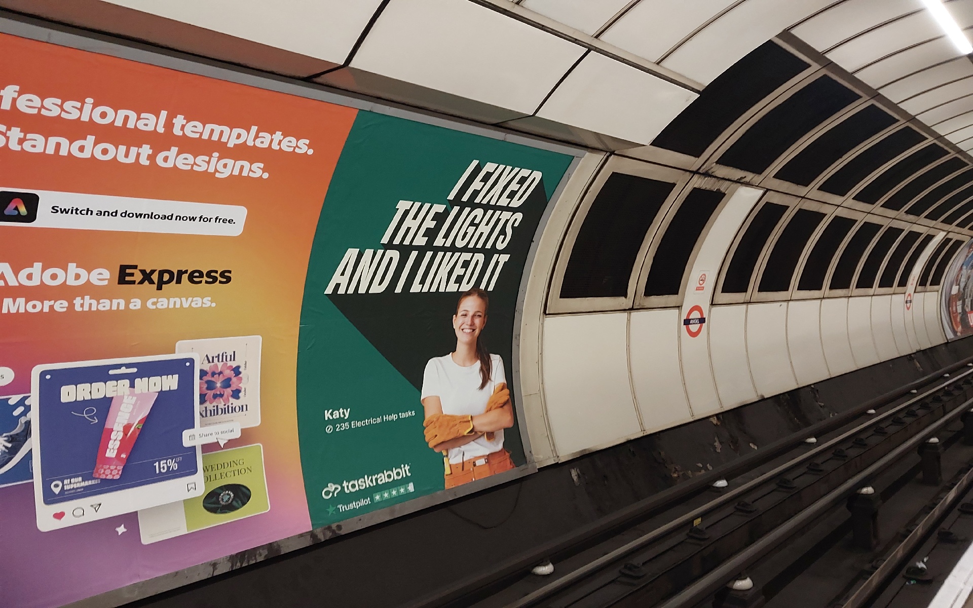 London Underground · 'I fixed the lights and I liked it'